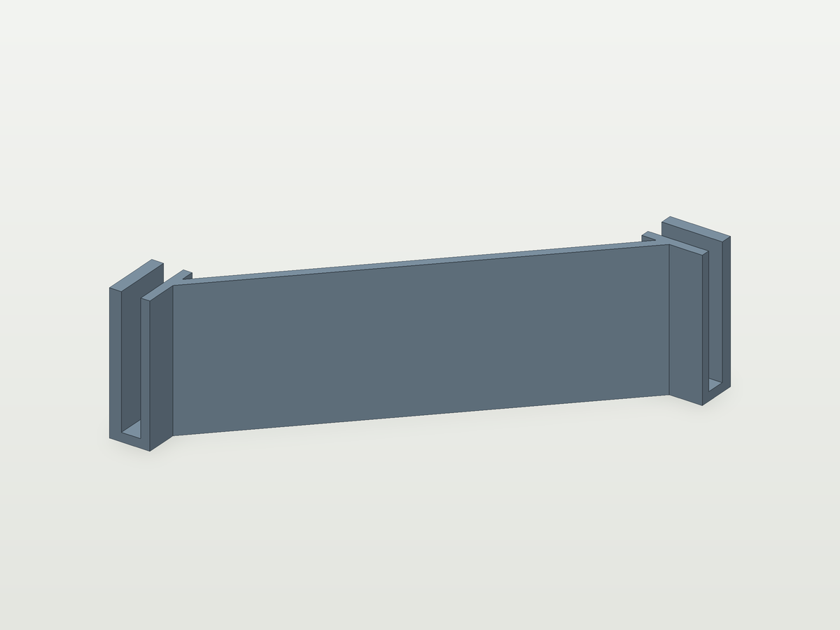 Floating-plant corner barrier, made to measure